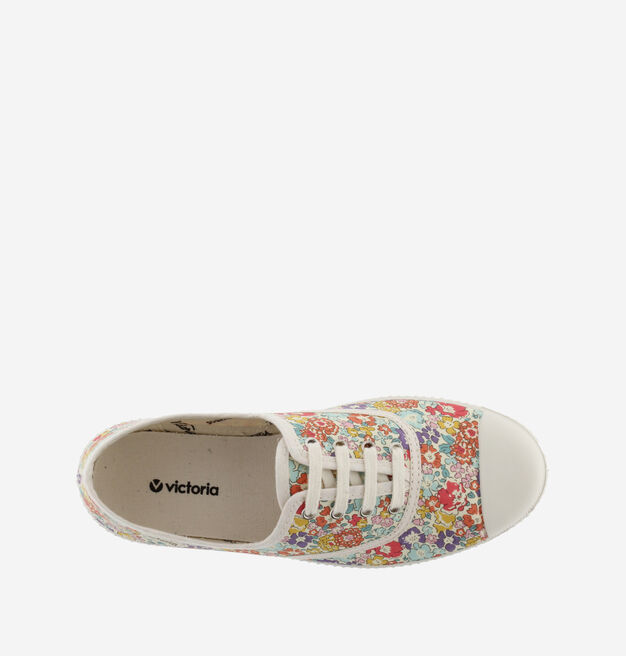 1915 VORFUSS-SEGELTUCH-STOFF FLORAL LIBERTYMUSTER