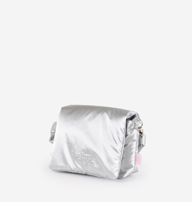 CROSSBODY BAG NYLON METALLISED