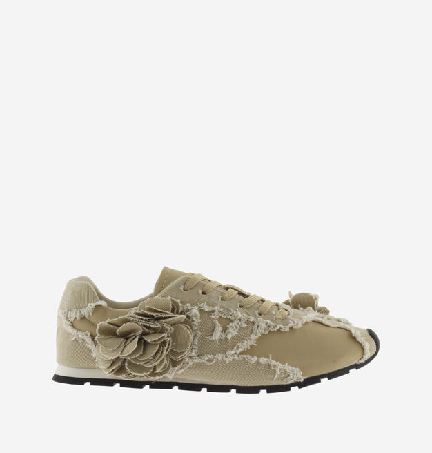 ASTER FRAYED CANVAS FLOWERS