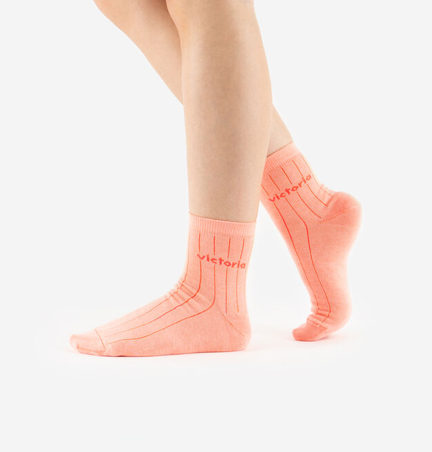 CHAUSSETTE COTON FLUO