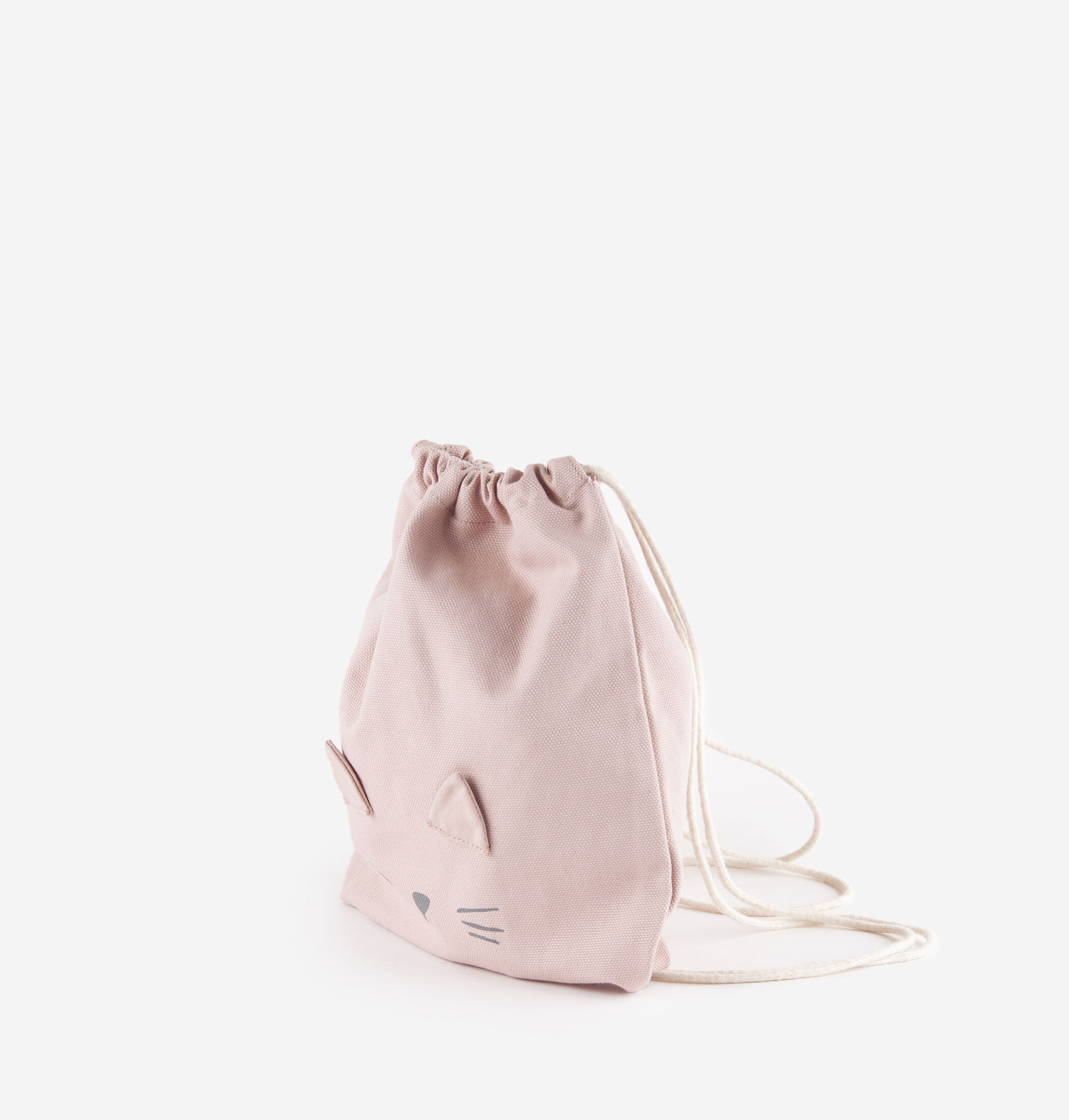 Pink canvas backpack store