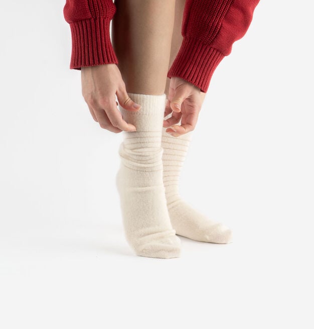CALZINO CASHMERE LUREX LISCIO