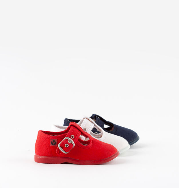 ALBA CANVAS BUCKLE MARY JANES