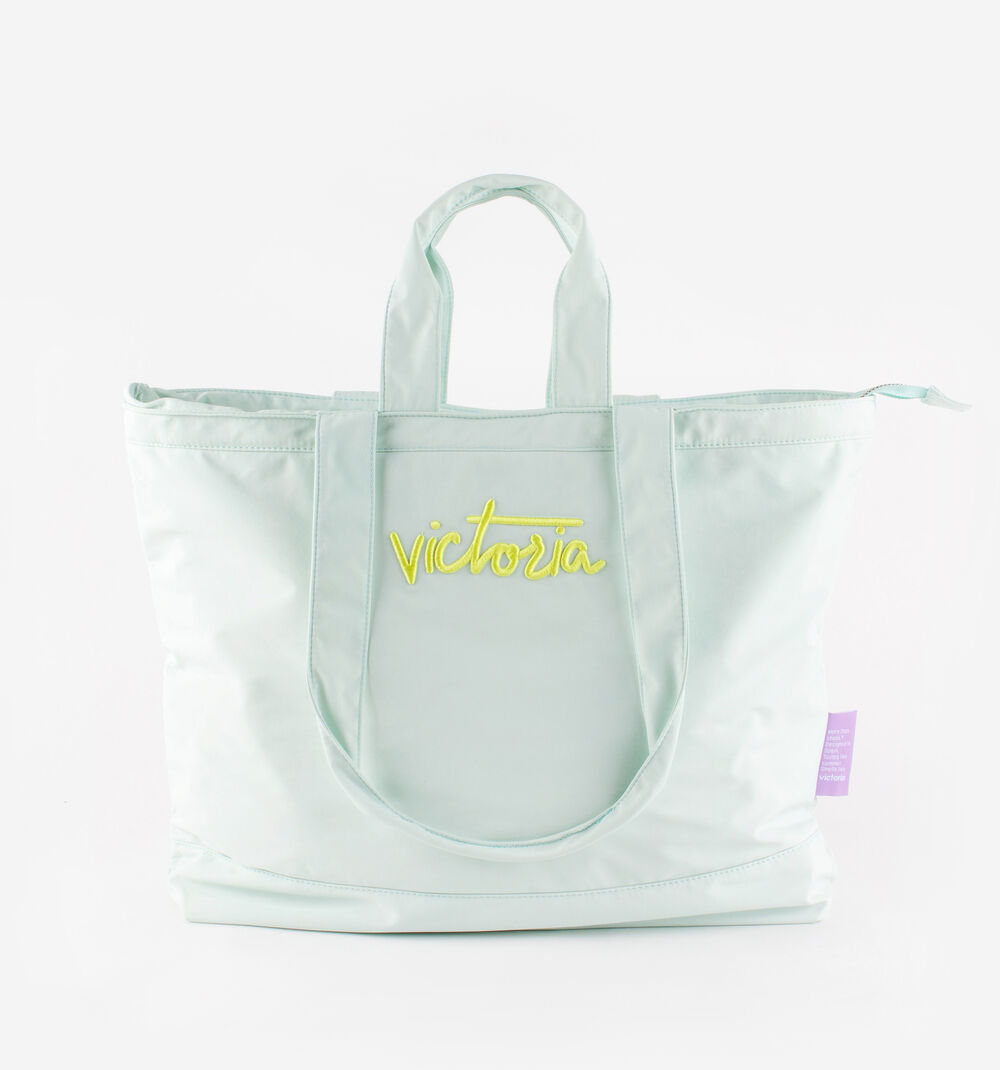 EMBROIDERED NYLON SHOPPER Victoria Shoes