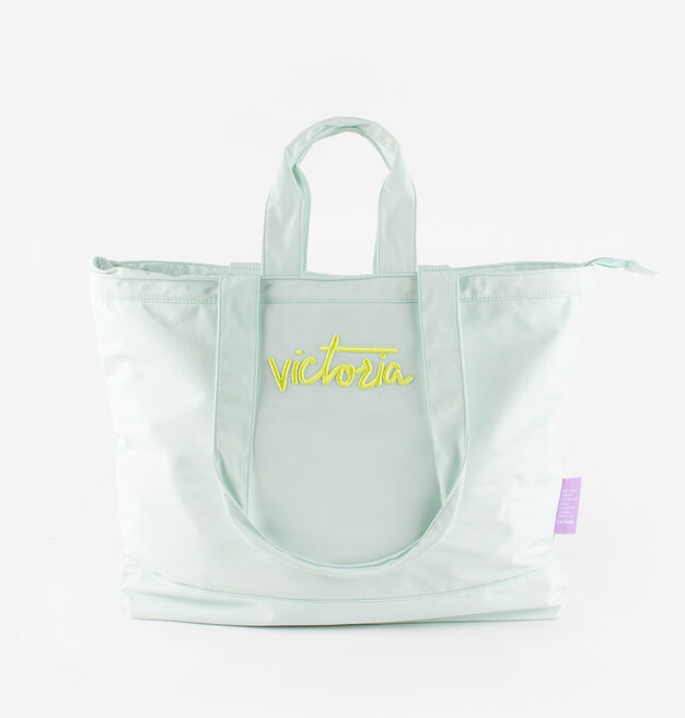SHOPPER NYLON RICAMO