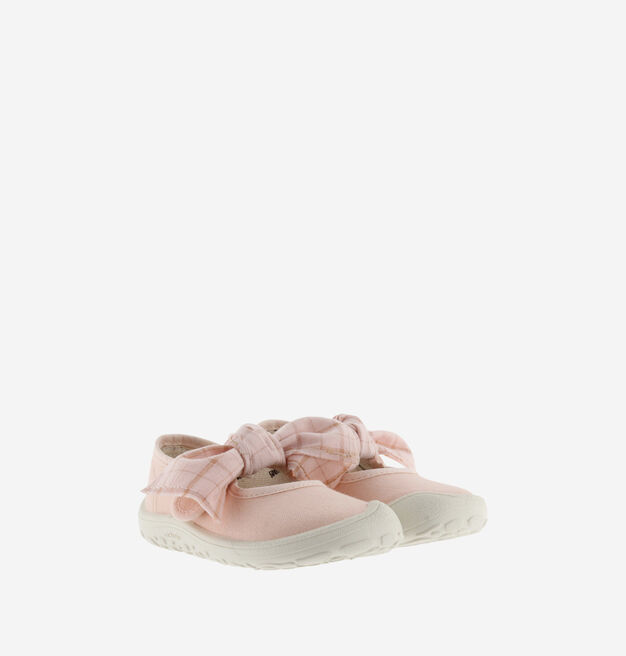 BOSCO BAREFOOT BALLERINA TELA & FIOCCO QUADRI