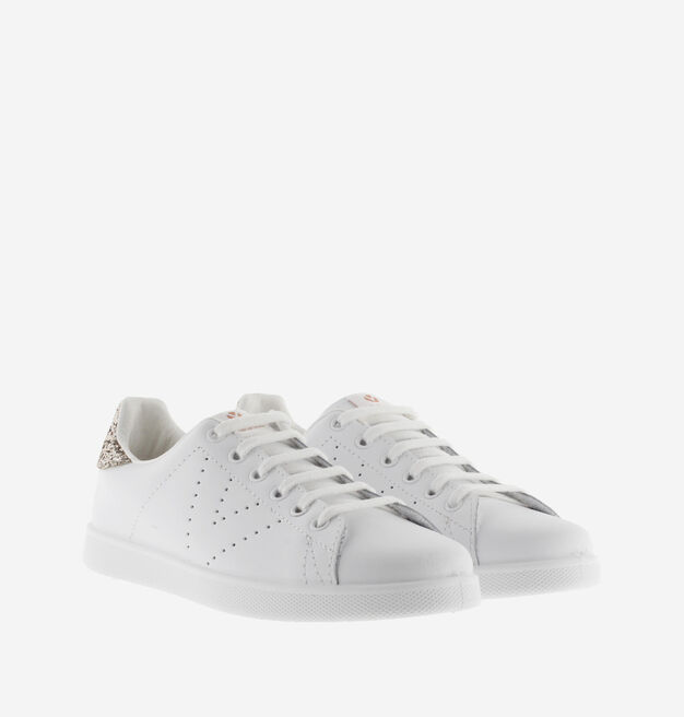 TENIS LEDER & GLITTER