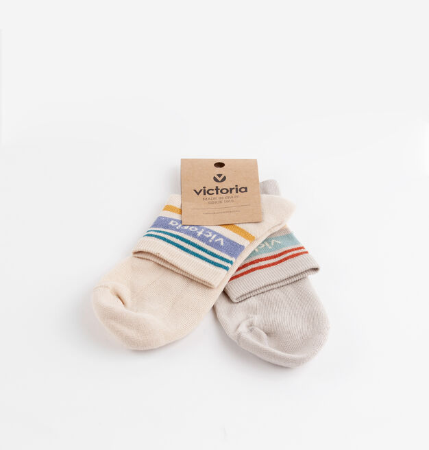 STRIPED RETRO ANKLE SOCKS