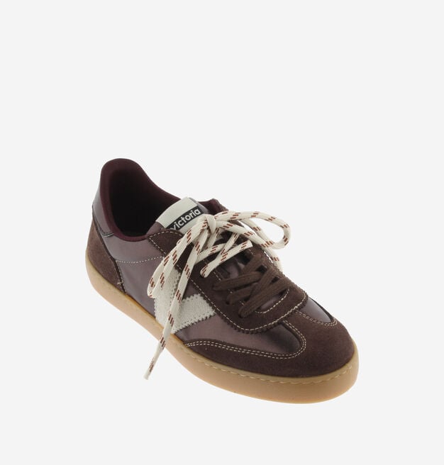 BERL&Iacute;N CICLISTA METALLIC FAUX LEATHER & SUEDE