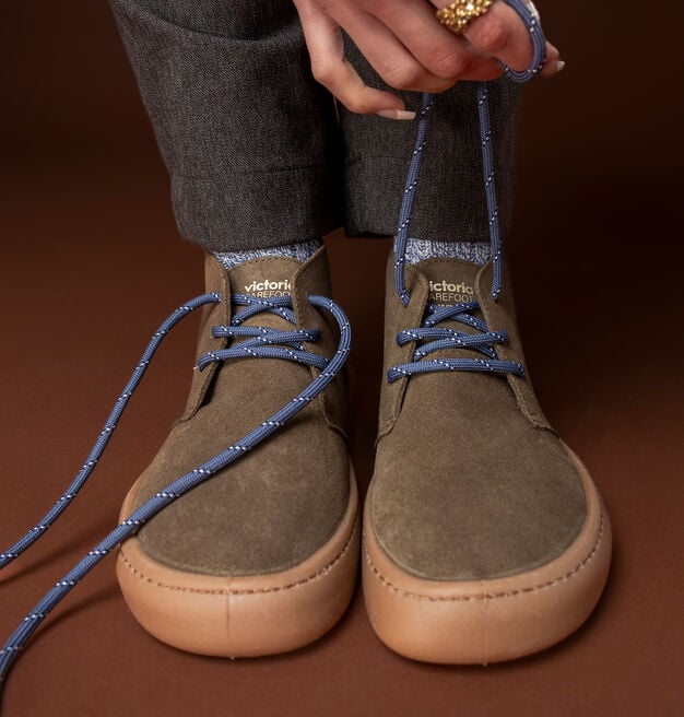 OLMO BAREFOOT BOTTINE DAIM