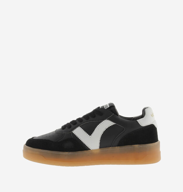 SEUL FAUX LEATHER & CONTRAST