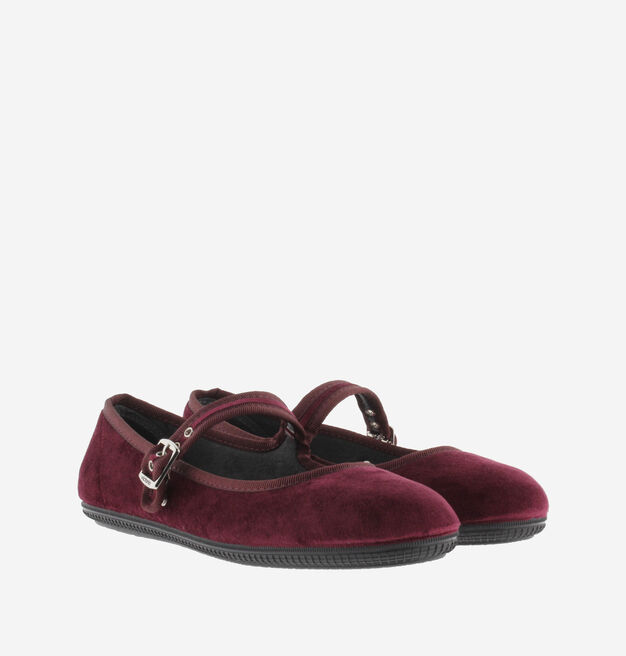 ODA BALLERINE VELOURS & BOUCLE