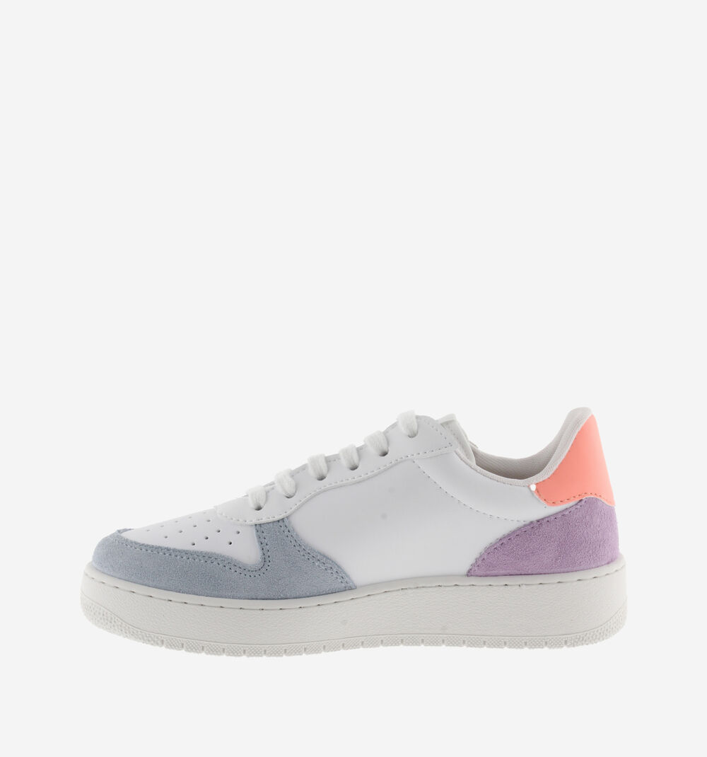 Victoria Madrid Scarpe Donna Multicolore – Pelle, Suola In Gomma, Stringate, Tacco Piatto