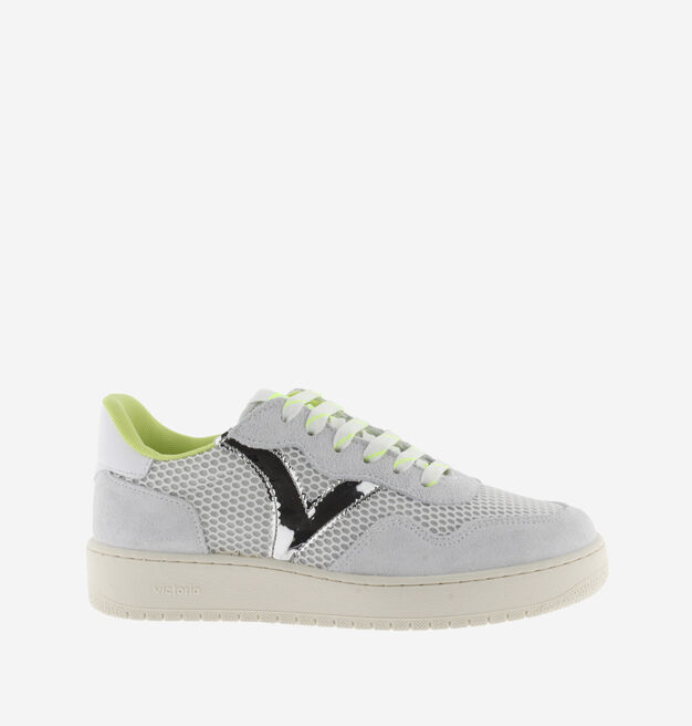 MADRID SPLIT LEATHER/MESH & METAL