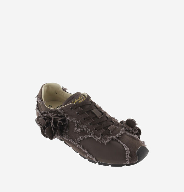 ASTER FRAYED CANVAS FLOWERS