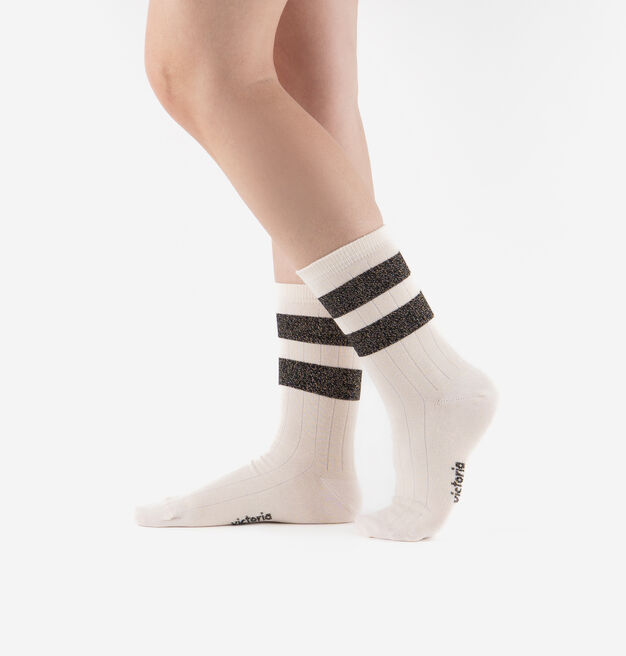 COTTON LUREX SOCK