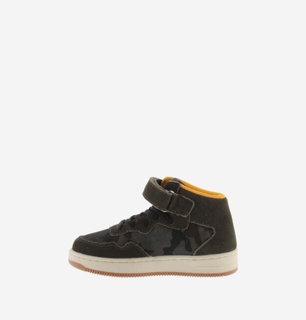 TIEMPO STRAP SPLIT LEATHER MID BOOT