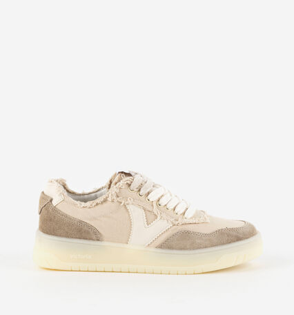 SEUL FRAYED CANVAS & SUEDE