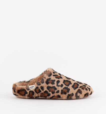 NORTE LEOPARD SLIPPERS