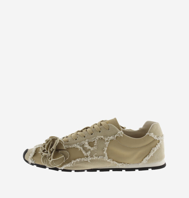 ASTER FRAYED CANVAS FLOWERS