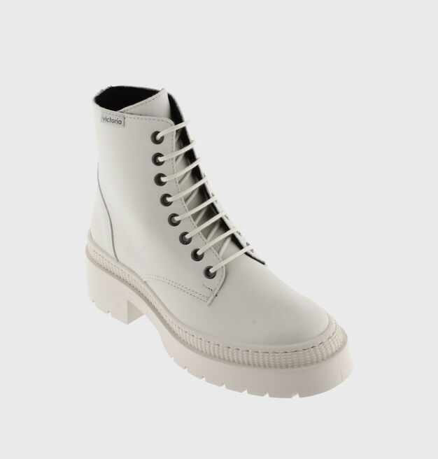 CIELO WHITE FAUX LEATHER MID BOOT