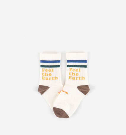 SOCKE BAUMWOLLE FEEL THE EARTH
