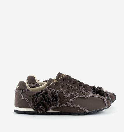 ASTER FRAYED CANVAS FLOWERS