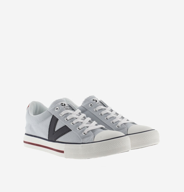 TRIBU-SCHUH SEGELTUCH-STOFF-KONTRAST