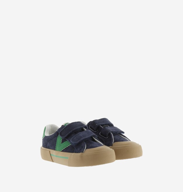 TRIBU LARGE CHAUSSANT CUIR FENDU & CONTRASTE