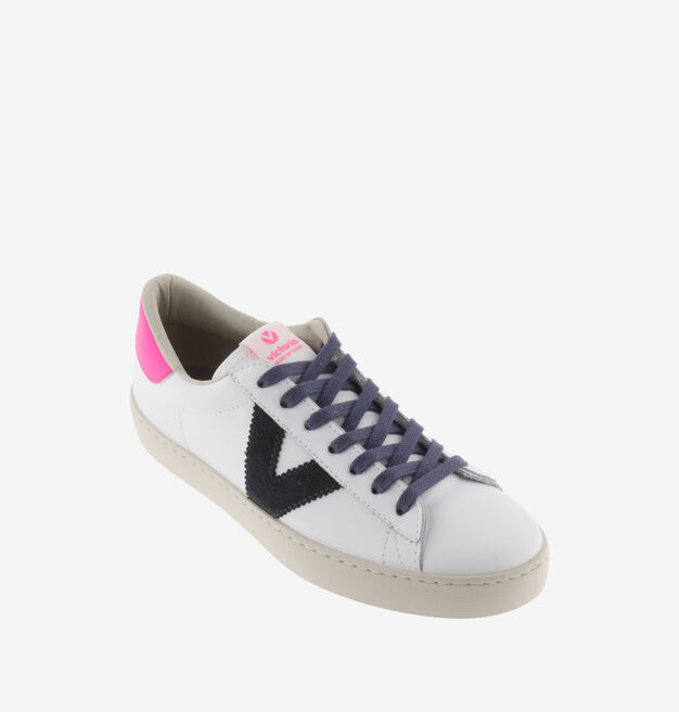 BERLÍN LEATHER AND NEON TRAINERS