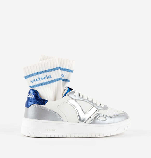 CHAUSSETTE COTON & LUREX