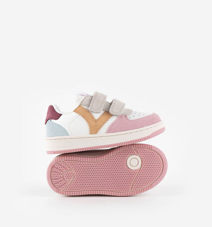 TIEMPO STRAPS FAUX LEATHER & MULTICOLOURED SUEDE