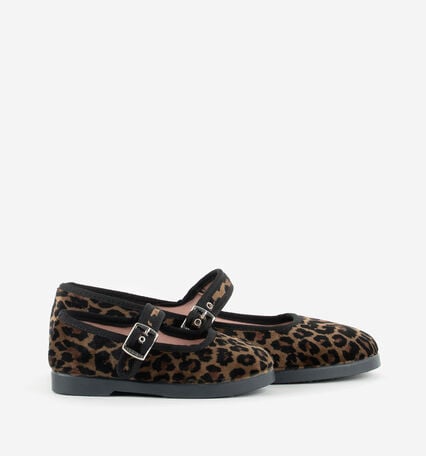 GONG-FU BAILARINA TERCIOPELO ANIMAL PRINT