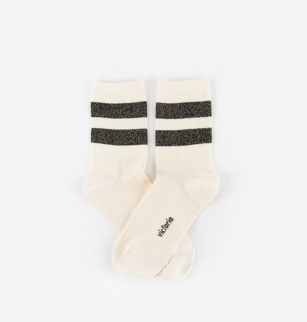 COTTON LUREX SOCK