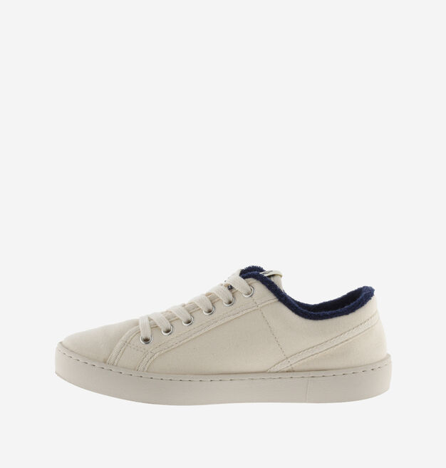 BERLIN TRAINERS CONTRASTING CANVAS