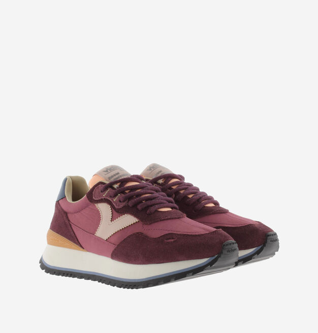 VIENTO NYLON & MULTICOLOUR SPLIT LEATHER
