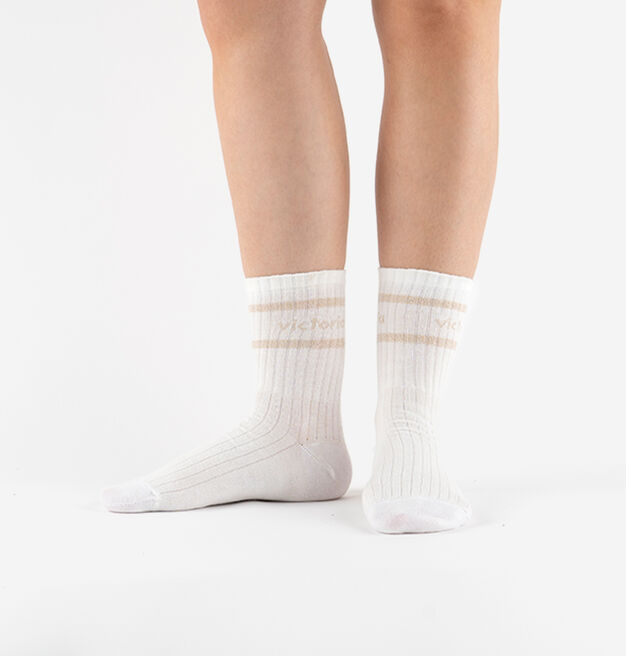BAUMWOLLE-SOCKE & LUREX