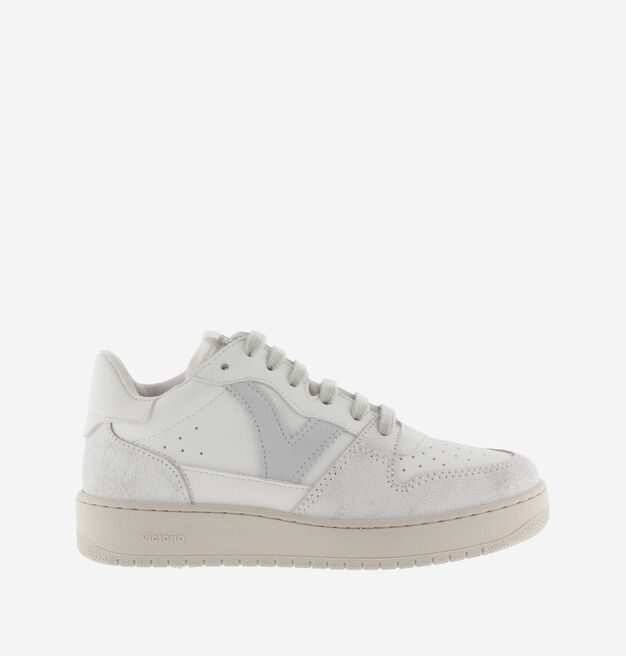 MADRID BOTTINE EFFET CUIR & CUIR FENDU