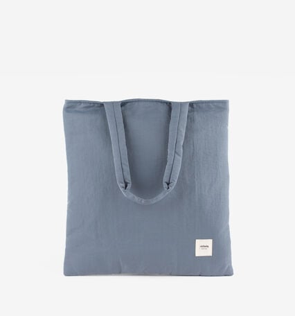 QUILTED NYLON TOTE