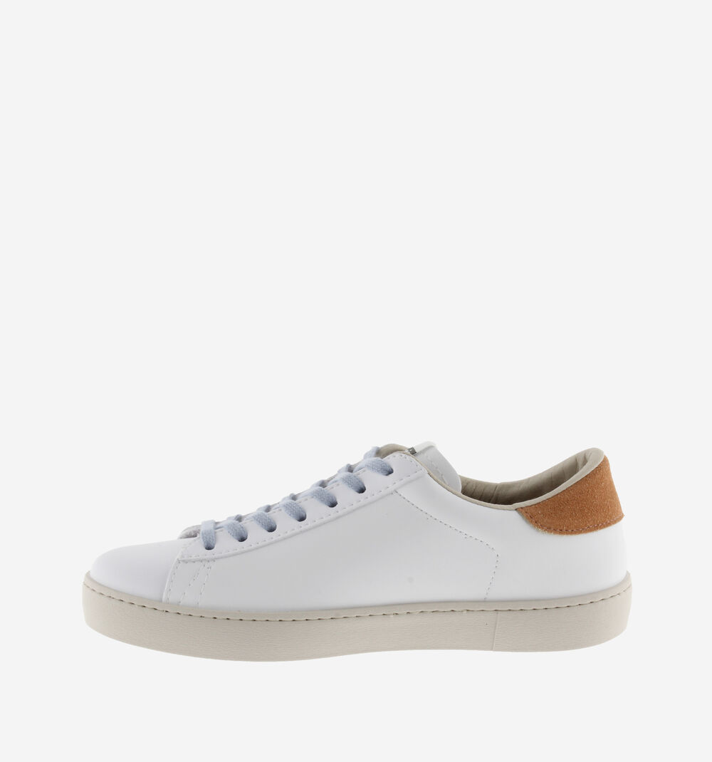 victoria Sneaker Madrid Effetto Pelle & Pezzi Metallizzate & in Crosta di Pelle A Contrasto 1258256 per Donna Platino 36