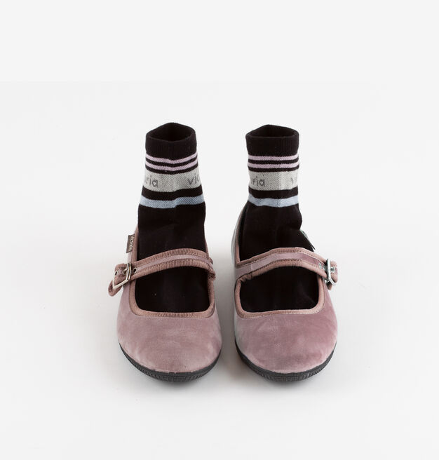 STRIPED COTTON ANKLE SOCKS