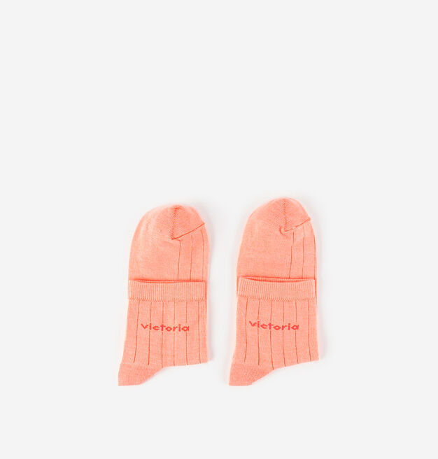 CHAUSSETTE COTON FLUO
