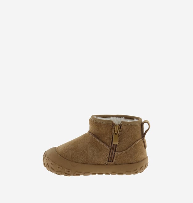 HALO STIEFELETTE VELOURSLEDER & LAMMFELL-OPTIK