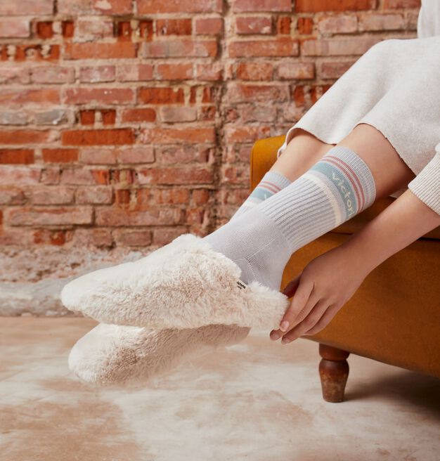 NORTE SOFT FUR SLIPPERS
