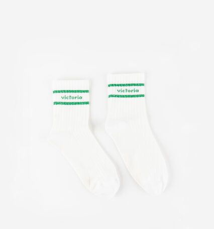 CHAUSSETTE COTON & LUREX
