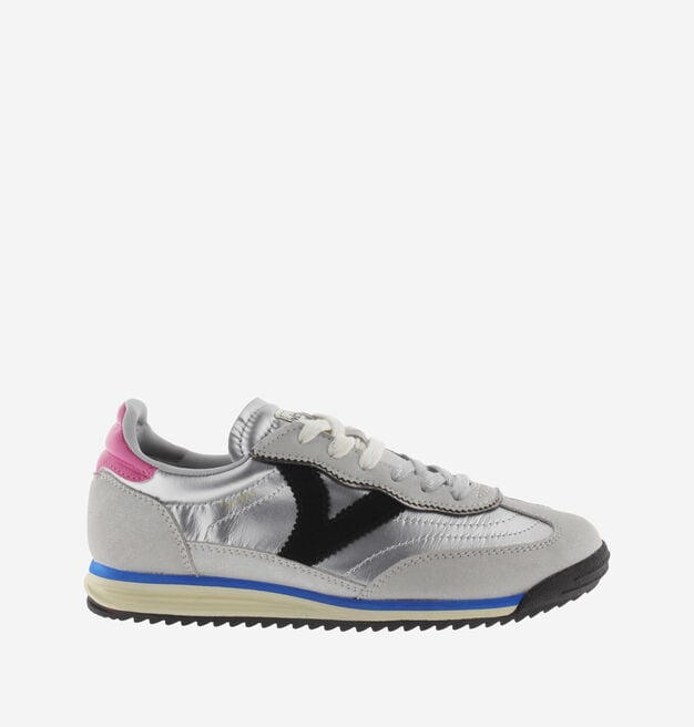 SATURNO METAL NYLON & SPLIT LEATHER