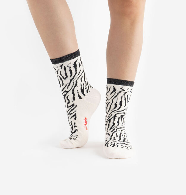 COTTON SOCK ZEBRA