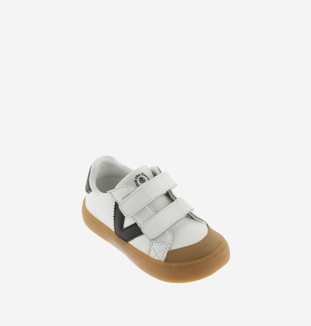 OLIVER STRAPS BAREFOOT LEATHER EFFECT & CONTRAST