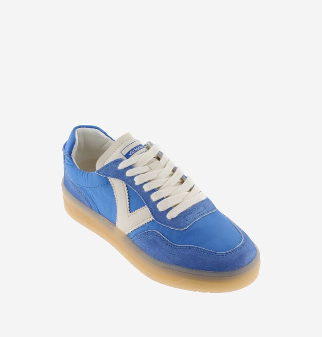 SEUL NYLON/WASHED SUEDE & CONTRAST