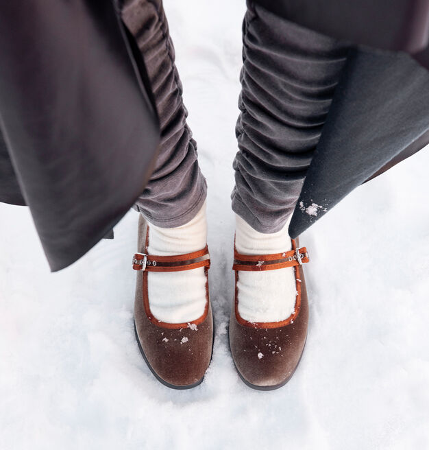 GONG-FU BALLERINA VELLUTO & CONTRASTO